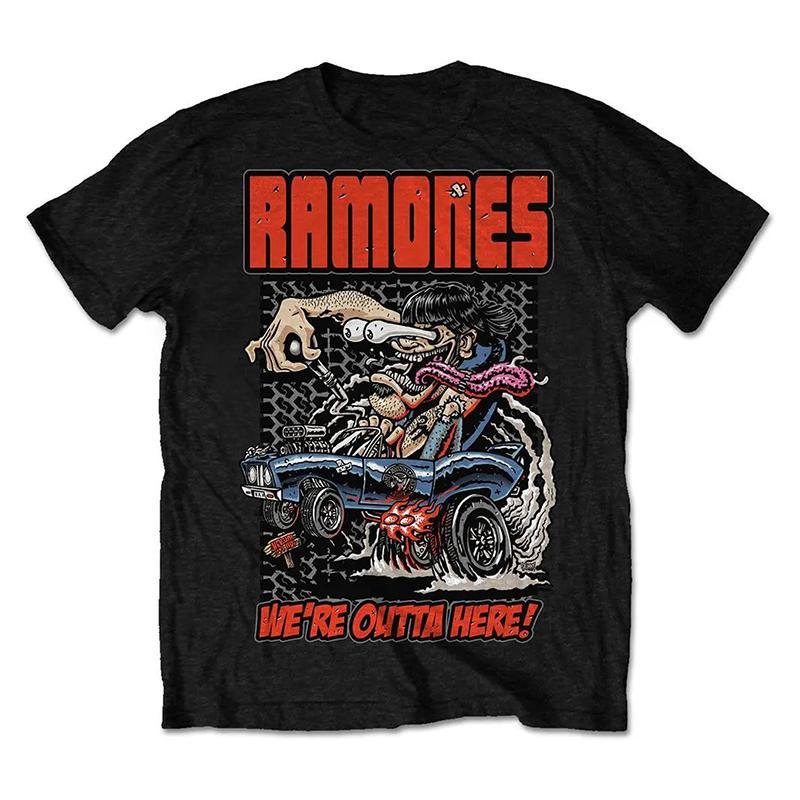 

Raymonds American Legendary Punk Band Rock Music Cotton Looseprint Shortsleeved Tshirt 4XL