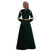 Damen Brave Merida Grün Hof Langes Kleid Halloween Cosplay Kostüm