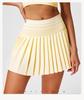 Cai Jue Women's Pleated Tennis & Badminton Skirt with Built-in Shorts & Pockets, Anti-exposure Design
