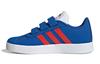 Neo VL Court 2.0 Lightweight Low-Top Kids' Skateboarding Shoes Blue Red Children Aged 3-7 Years Old EE6904