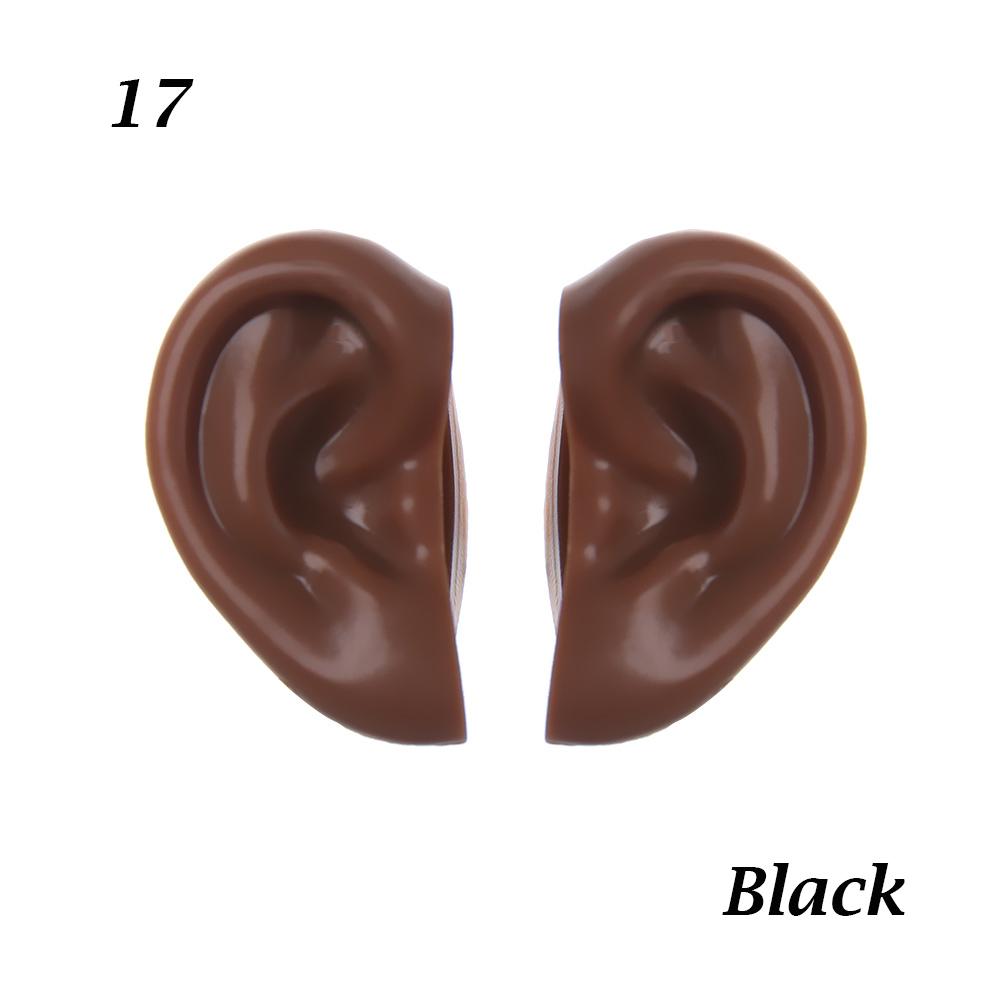 1Pc New Blyth Doll Icy Toy Ears Toy White Natural Tan Dark And Super Black Skin Only Ears Dolls Accessories