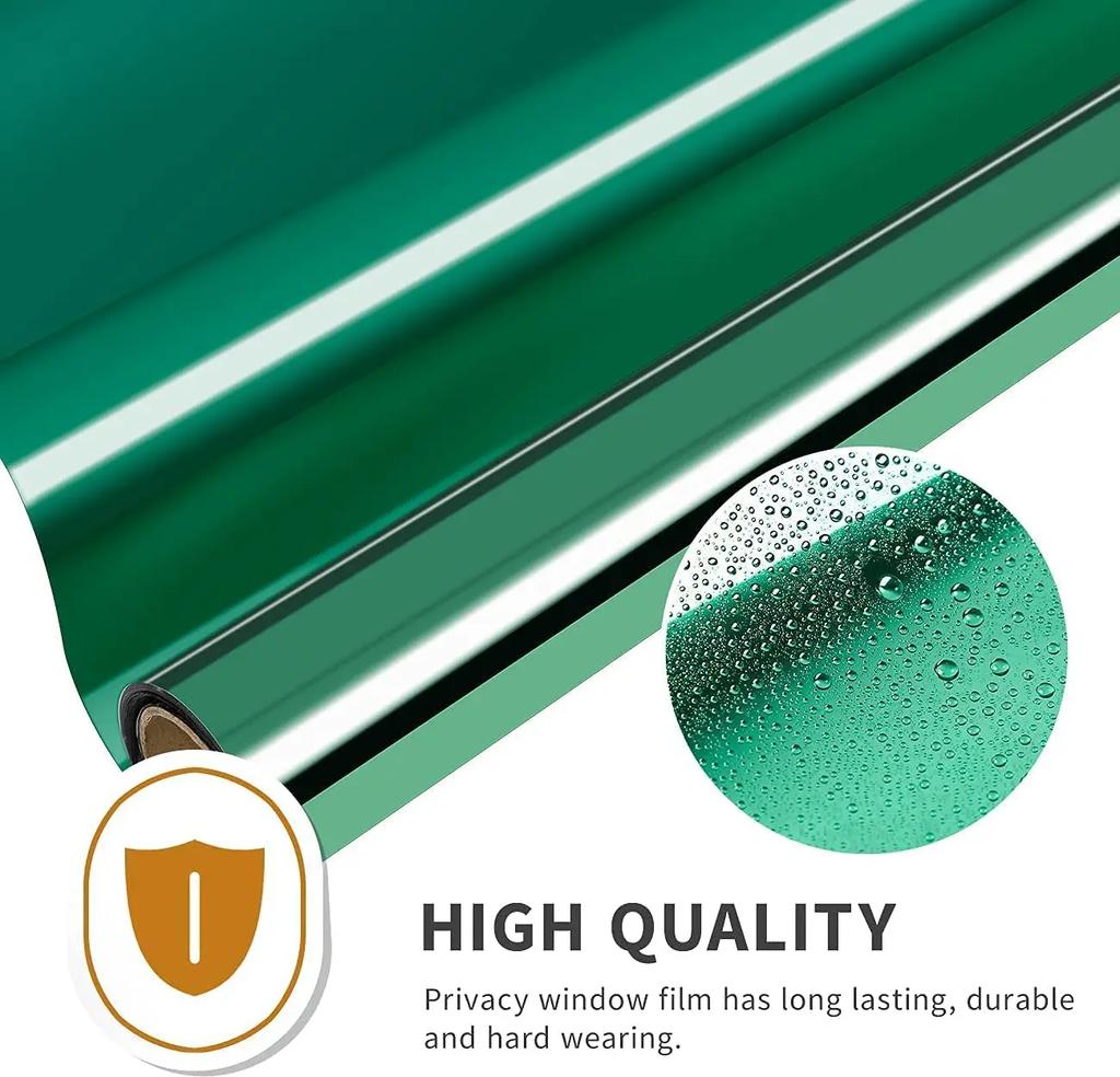 Self Adhesive Mirror Window Film Sunscreen Vinyl Glass Tinting for Decoration UV Protection Glass Sticker Solar Window Shades