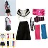 Danganronpa Ibuki Mioda Cosplay Costume Set Stylish Uniform Dress And Wig Combination