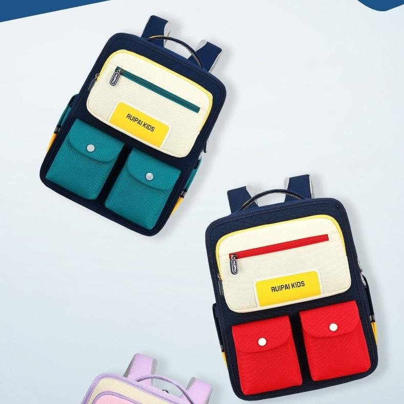 Children's Schoolbags for Grades 1-3, Weight-reducing and Spine-protecting, Large-capacity Primary School Students' Schoolbags