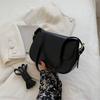 Korean Style PU Shoulder Bag Square Women Crossbody Bag Casual Flap Crossbody Shoulder Bag  Girl