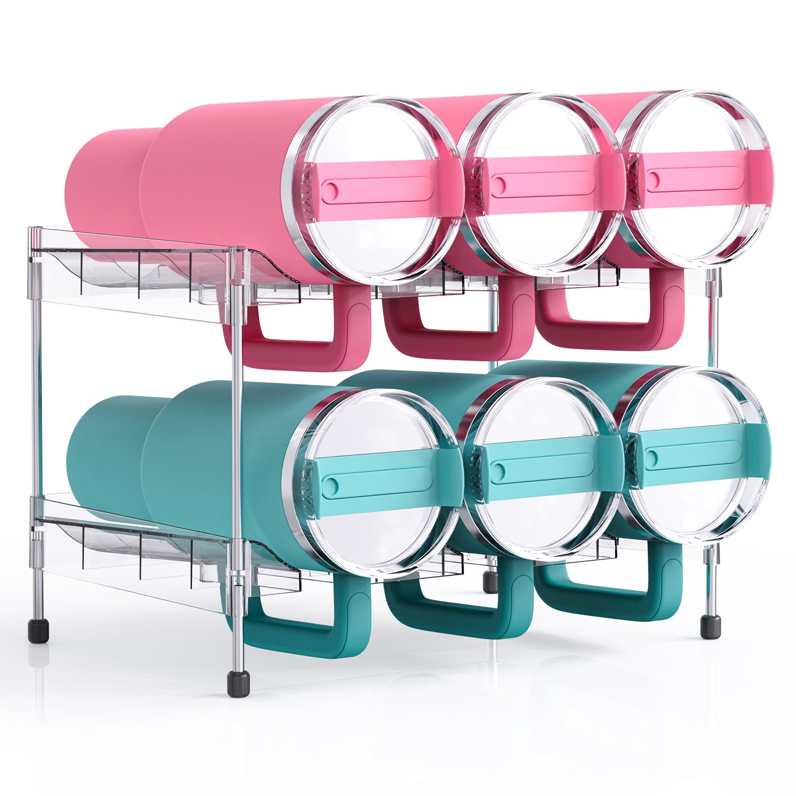 

Stackable Water Bottle Organizer for Stanley 40 oz Tumbler Organizers Storage Rack Water Bottle Holder Wine Rack Cup Accessories