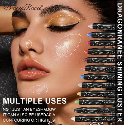 Eye Shadow Stick Eyeshadow Stick Long Lasting Shimmer Glitter Eyeshadow Crayon Pigmentation Makeup Eyeshadow Pencil Gel Pen Pencil for Women