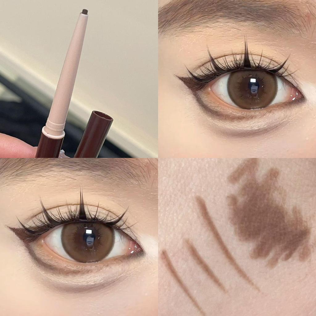 Kamaimei Ultra-Fine Waterproof Eyeliner Pencil - Sweat & Smudge-Proof, Natural Definition for Beginners