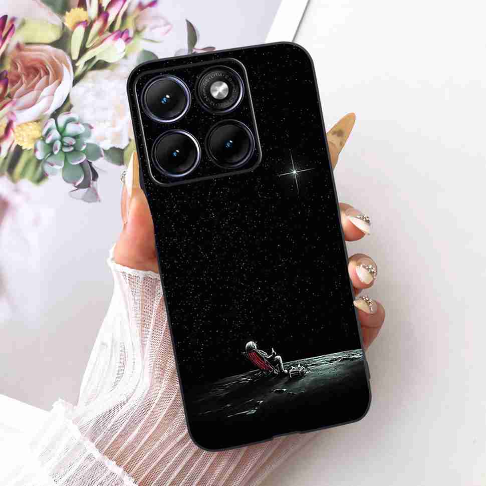 For Motorola Edge 70 Fusion 5G Case Cartoon Cat Panda TPU Black Cover For XT2605-1 XT2605-2 XT2605-4 Soft Silicone Phone Cases
