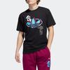 Adidas Originals Sports Fashion Comfortable Soft Skin-Friendly Short Sleeve T-Shirt Men Tops Black GD2142