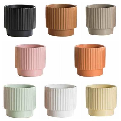 Sturdy Mini Ceramic Plant Pots Creative Succulent Pots Ceramic Flowerpot  Home Decoration