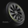 4PCS for New Model Y 2025-2026 Juniper 20 Inch 4PCS Turbine Style Black Hubcap Rim Cover Hub Cap Wheel Cap for Tesla