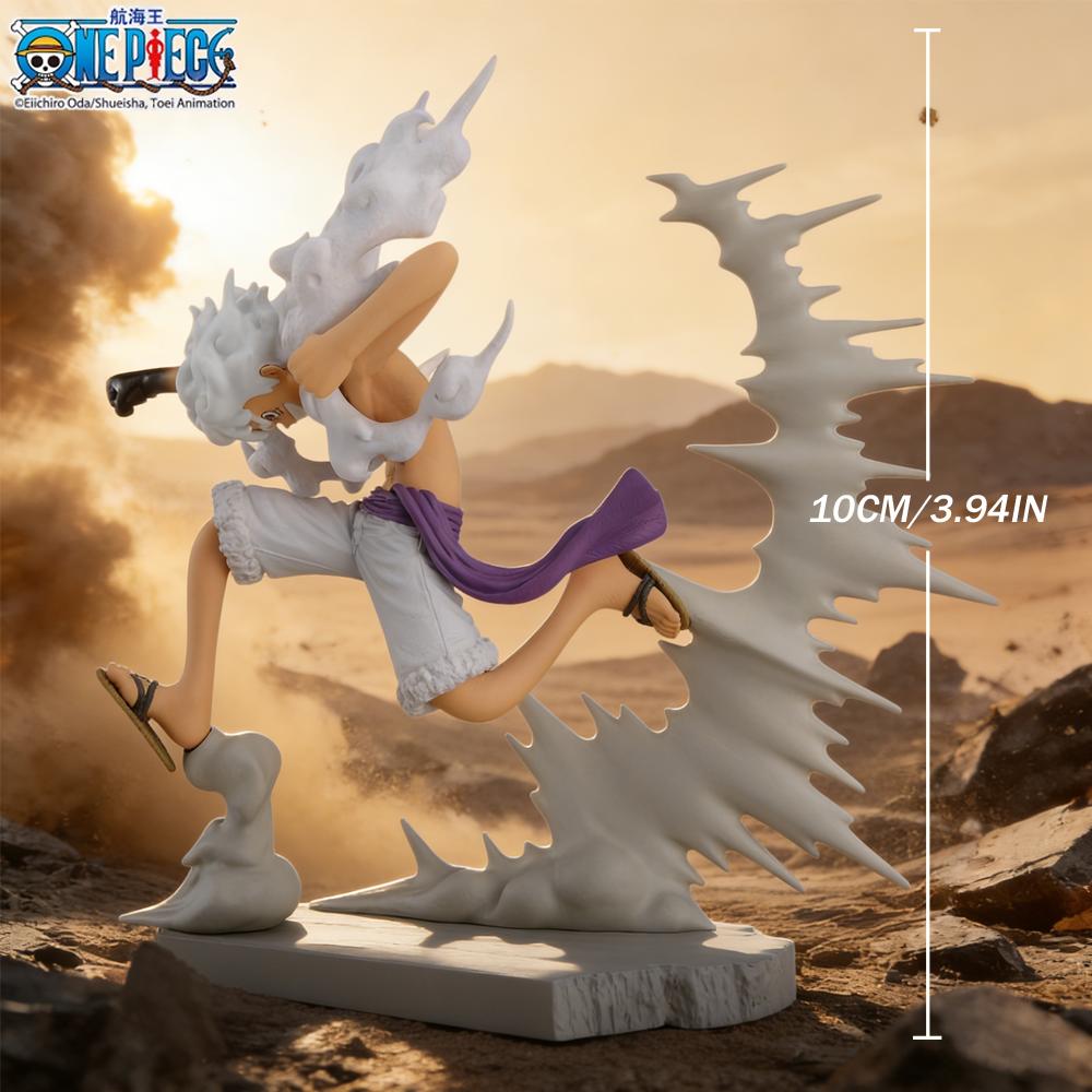 1pc Officially One Piece Luffy Gear 5 Nika Form Figure - Collectible Decorative Ornament, Perfect Gift for Birthdays & Holidays.