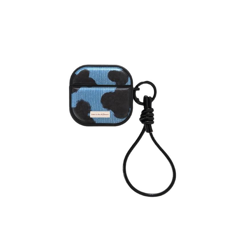 Black and white cow pattern for AirPods 1 generation protective cover for AirPods 1 generation magnetic earphone cover Pro1