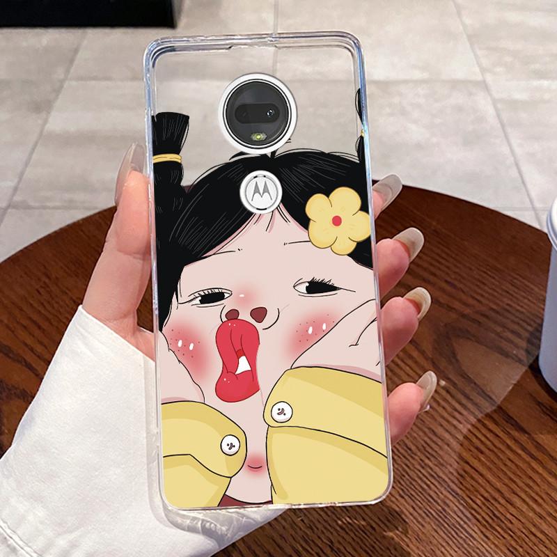 Żelowe Etui Do Motorola Moto G7 Plus/Moto G7 Play /Moto G7 Power Fundas Przezroczyste Silikonowe Miękkie TPU Pokrowiec Uroczy Kot Ochronne Etui