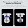 Sink Drain Filter Screen Bounce Cores Sink Drain Plug Sink Basins Drain Baskets Sink Stopper for Bathroom Kitchen