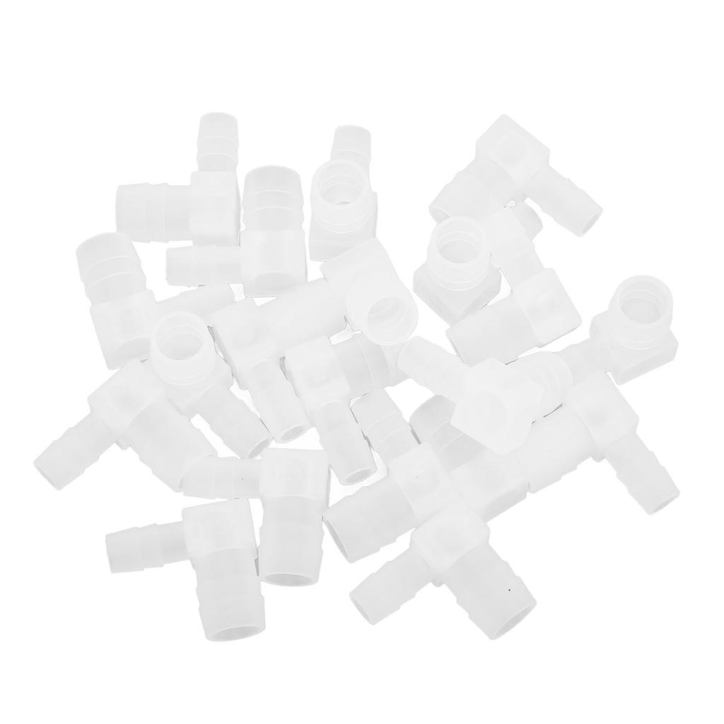 20 stk Akvarieslangeadapterfittings Profesjonell Sikker 90 Graders Albue L-kobling for Akvarium