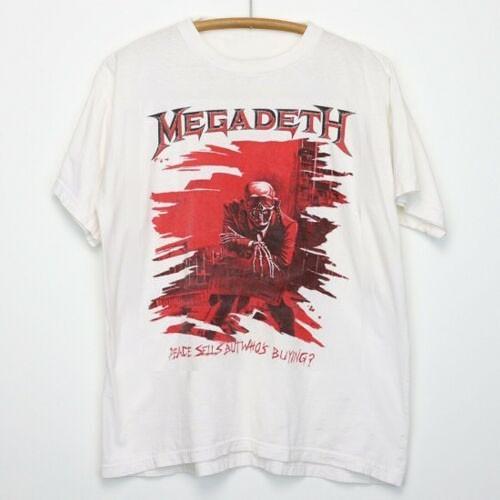 Peace Sells But Who s Buying Megadeth Band Shirt Unisex Concert All Sizes AR689 Unisex T-Shirt S