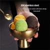 Double Walled Footed Stainless Steel Dessert Container Puddings Cup Ice Cream Bowl For Birthday Parties And Coffee Shops
