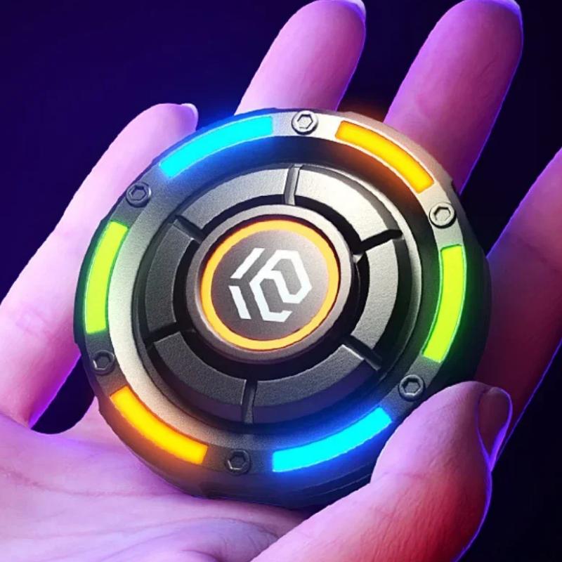 Fidget Spinner Papa Mynttryckarkort Stressavlastningsleksaker Metall Fingertopp Gyroskop Legering Snurra Ovanpå Skrivbord EDC för Vuxna Barn