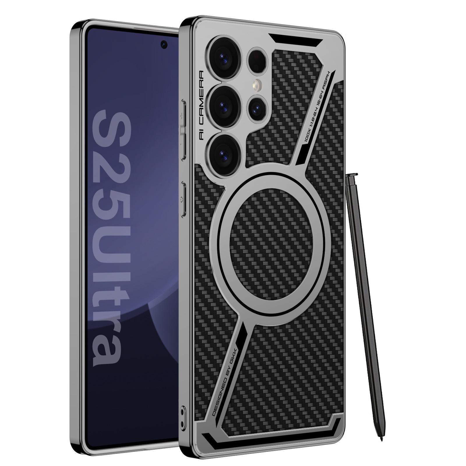 

S25 Ultra Leather Phone Case with Wireless Charging Compatibility SM-S25Ultra