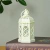 Wind Lantern 1PCS Electronic Candle Light Hexagonal Wind Lantern Portable, Portable Small Lantern Night Light, Wood Handmade