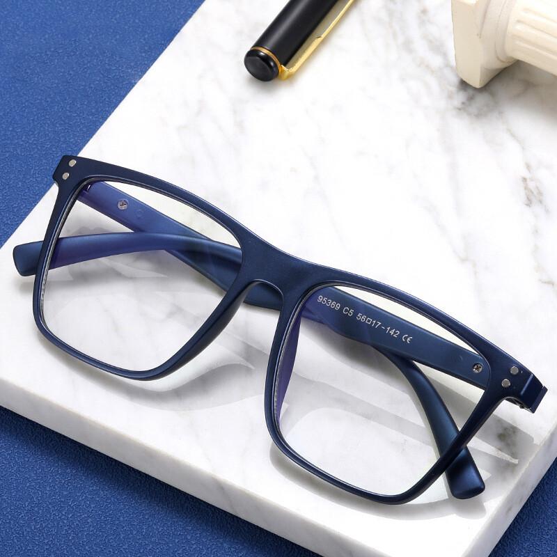 Reading Glasses Anti-blue Light Square Eyewear Ultralight TR90 Frame Presbyopia Eyeglasses For Men Women +1.5