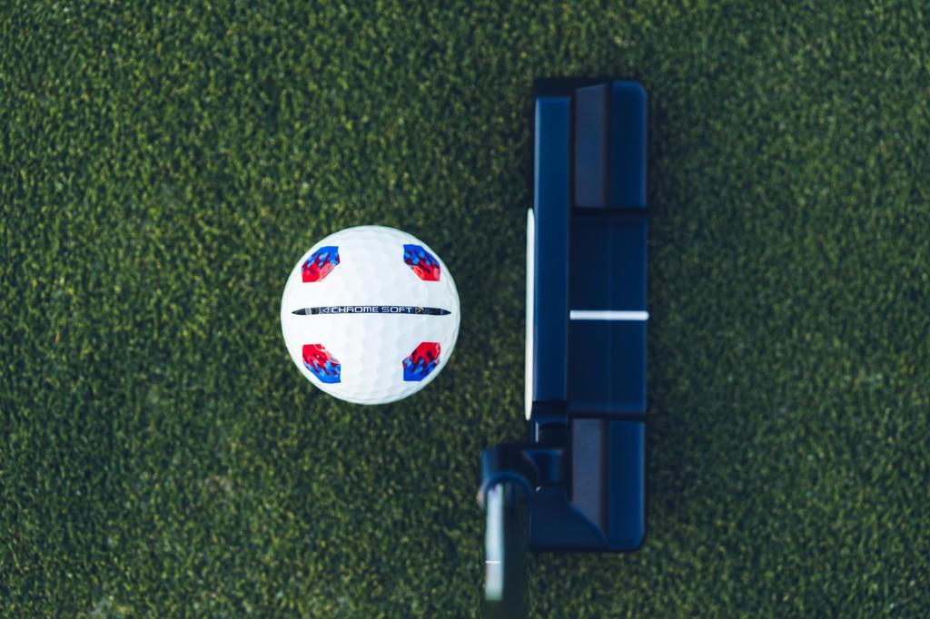 Callaway Golf Ball CHROME SOFT 24 TRUTRACK 1 Dozen (12 Pieces) 3 Piece Construction White