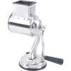 Rotary Cheese Grater Manual Cheese Shredder Multi-function Stainless Steel Vegetable Chopper Cutter with 5 Blades