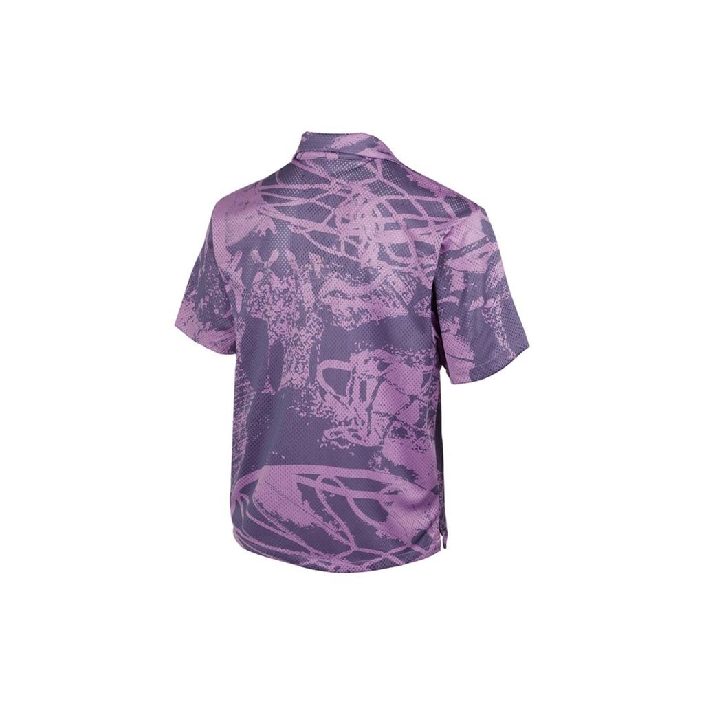 Air Jordan Flight Knit Print Loose Basketball Short Sleeve Shirt Men Tops Light-Purple CZ4736-591