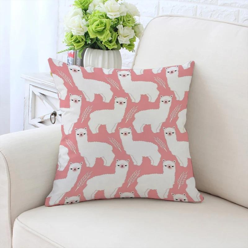 Cartoon Sheep Decorative Pillowcase Car Ornaments Office Living Room Sofa Home Pillowcase