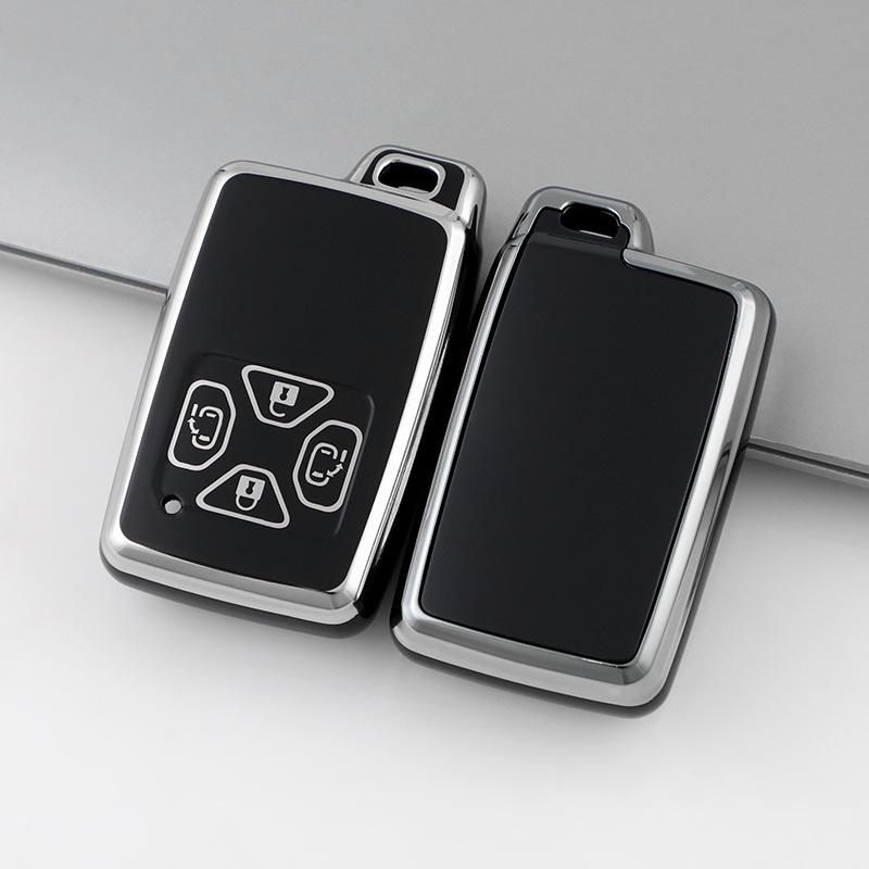 Car Key Case Cover for Toyota Noah Tarago Mark X Yaris Estima RAV4 Voxy Corolla TPU 3 Button Fob Shell Protector Accessories