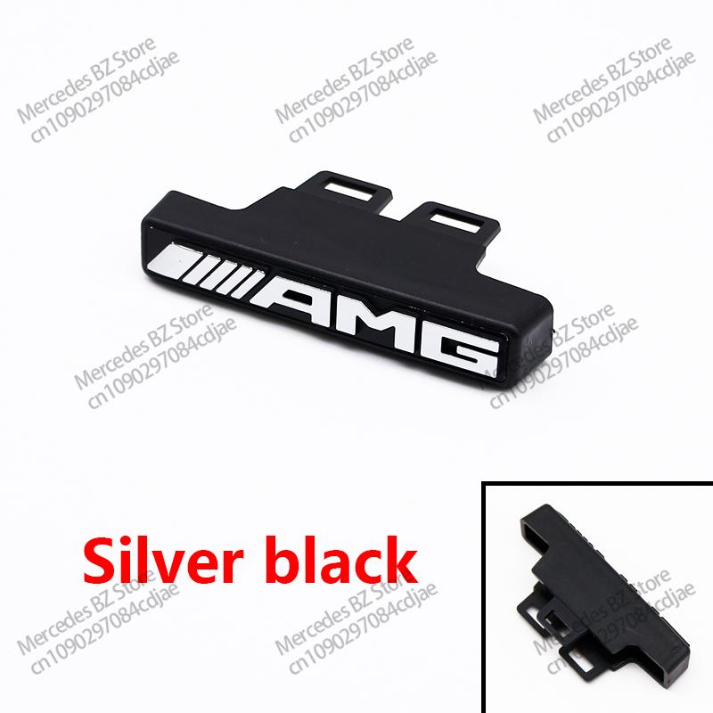 1pc ABS AMG Grill Grille Emblem For AMG Mercedes-Benz W463 W464 W461 G63 G65 Grille Sticker Emblem Badge Sticker Car Accessories