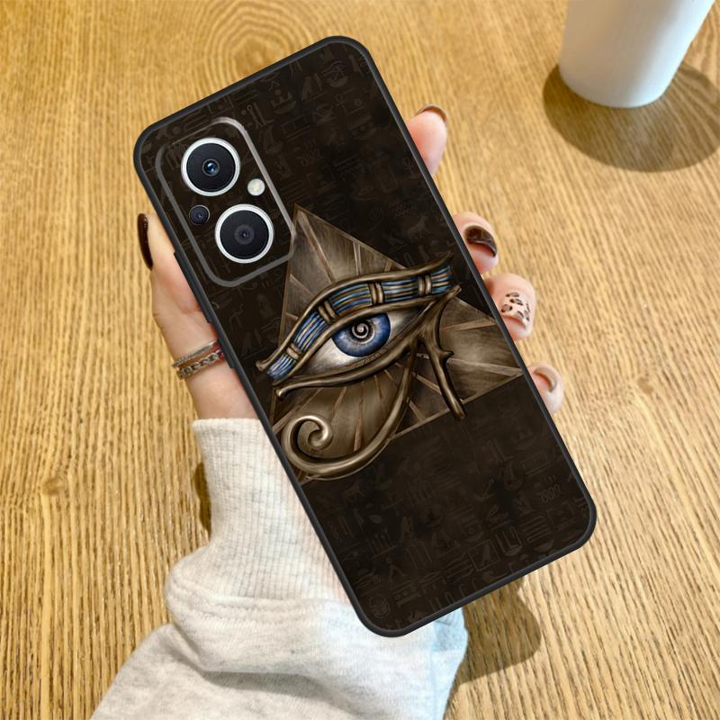 Egyptian Eye of Horus Art Funda For OPPO Reno 13 F 14F 12F 11F 8T 7 8 Lite 10 11 12 14 OPPO Find X5 X6 X8 X9 Pro Case