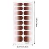 Full Cover Nail Stickers Gradient Color French Tip Press On Nail Self-Adhesive Fake Nails for Women Girls DIY Manicure