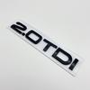 Auto 3D ABS 2.0 3.0 TDI Kofferraum Buchstaben Logo Hubraum Abzeichen Emblem Aufkleber Für A1 A3 A4 A5 A6 A7 A8 Q2 Q3 Q5 Q7