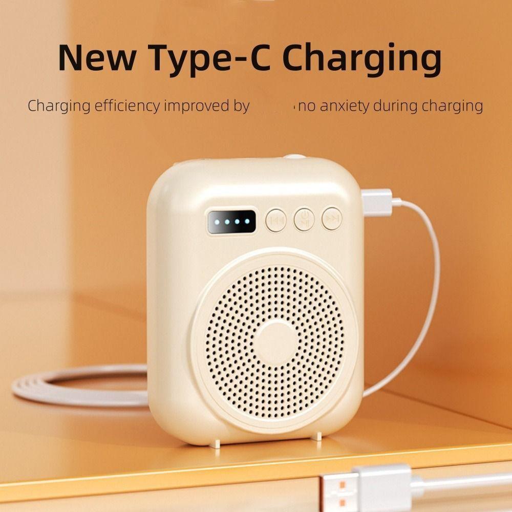 with Belt Classroom Sound Speaker Lightweight Sound Amplifier Bluetooth Speaker  Travel