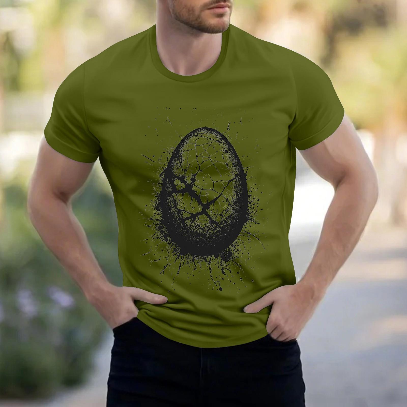 

Мужская рубашка с воротником-стойкой и коротким рукавом, свободная рубашка для отдыха и отдыха, мужская XXL зелёный