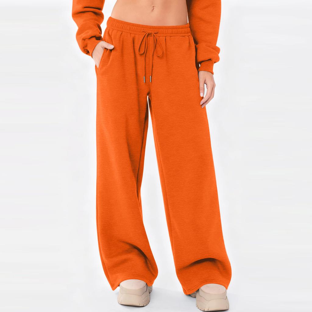 Sweatpants Women Wide Leg Sweatpants Women Lounge Pants Women Womens Sweatpants Loose Fit Drawstring Waist Casual Pants for Daily Wear