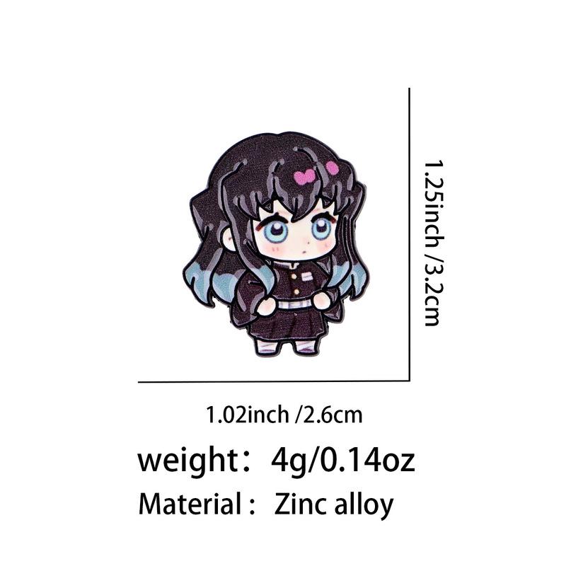 Anime Figure Enamel Pin Cartoon Character Badges On Backpack Women'S Brooches Cap Lapel Pins Cosplay Accessories Playthings Gifts