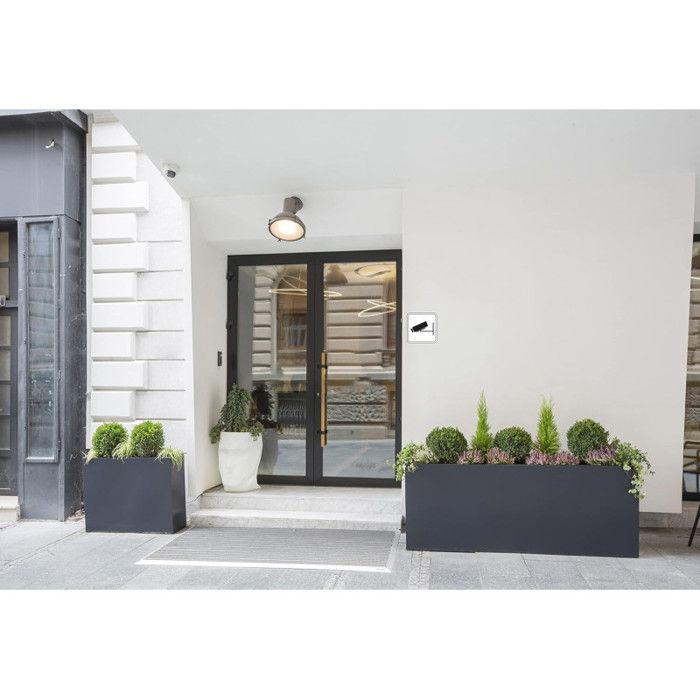 Panneau adhésif - Vidéo surveillance - Caméra - 20x20cm - PVC - Signalétique