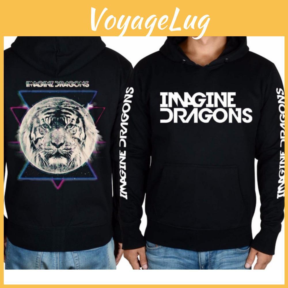 Dragons 4 3d Imagine Designs Rock Cotton Hoodies Brand Shell Hooded Jacket Punk Metal Sudadera Pullover Sweatshirt Fleece Outerwear
