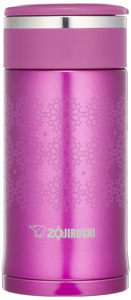 Zojirushi (ZOJIRUSHI) Stainless Steel Water Bottle, 0.2L, Amethyst, Small Capacity, with Disassembly Cap, SM-EC20-VC
