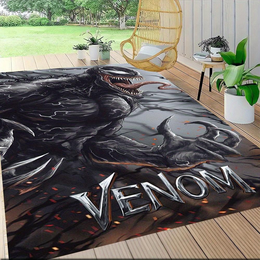 1 Stück Venom Teppich, Schlafzimmer und Spielzimmer, Langlebig, Fleckenresistent und Leicht zu Reinigen, Wohnzimmer