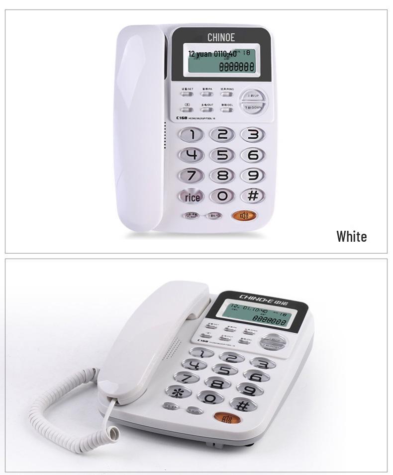 Zhongnuo C168 Caller ID Landline Phone for Home & Office