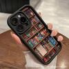 Fashion Library Books Phone Case For iPhone 16 15 14 13 12 11 Pro Max 7 8 Plus XS X SE 13promax XS Max Soft Shockproof Bumper Phone Back Case Cover
