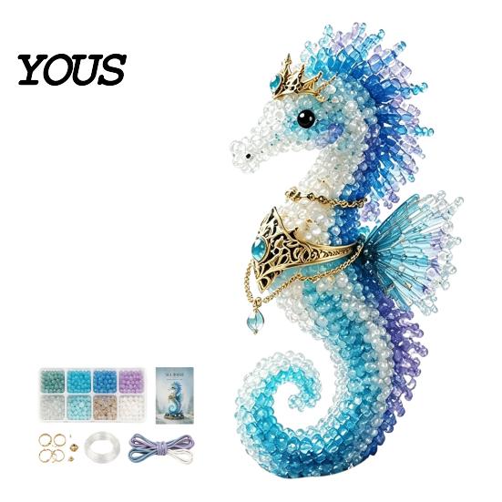 Artistieke kralensets voor vensterbank Mythische Oceaan DIY kralenset, Thematische sieradenmaakset, Creatieve knutselbenodigdheden Huis Zeedier Knutselbenodigdheden