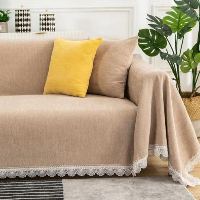 Anti-Cat Scratch Cloth Sofa Cover Simple Modern Sofa Full Cover Cloth Ins Style Sofa Blanket Four Seasons Universal Towel Cover Towel