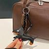 1PC Natural Gift Keychain Backpacks Fashion Daily Delicate Touch Carrying Sausage Dog Practicality Cute Car Keys
