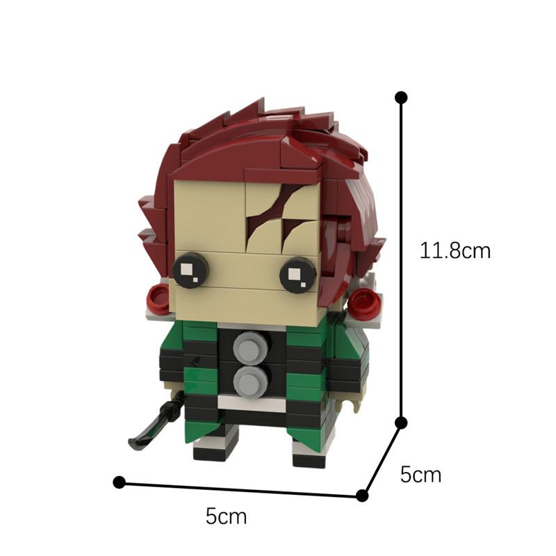 Building block set Kamado Tanjiro Brick Touzai small particle puzzle assembly insert toy gift